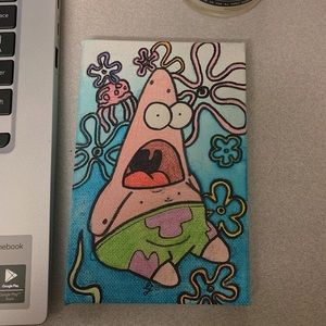 Patrick Star Meme Watercolor